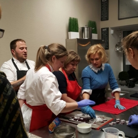 Мастер-класс по шоколаду на кухне у Елена Перминовой