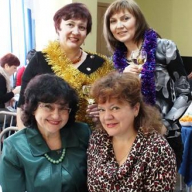 Татьяна Чепель, Татяна Кузьмина, Тамара Исханова и Оксана Баюта